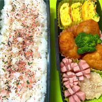 Snapdishの料理写真:息子のお弁当🌈10/28(月)|KCoさん