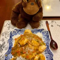 Snapdishの料理写真:2024/10/27 Shrimp Etouffe シュリンプ・エトｳフェ