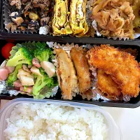 Snapdishの料理写真:気合い弁当🍱|あーやーさん