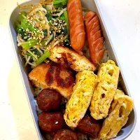 Snapdishの料理写真:男子高校生弁当|ぽててとさん