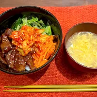 Snapdishの料理写真:焼肉丼|ぴよすさん