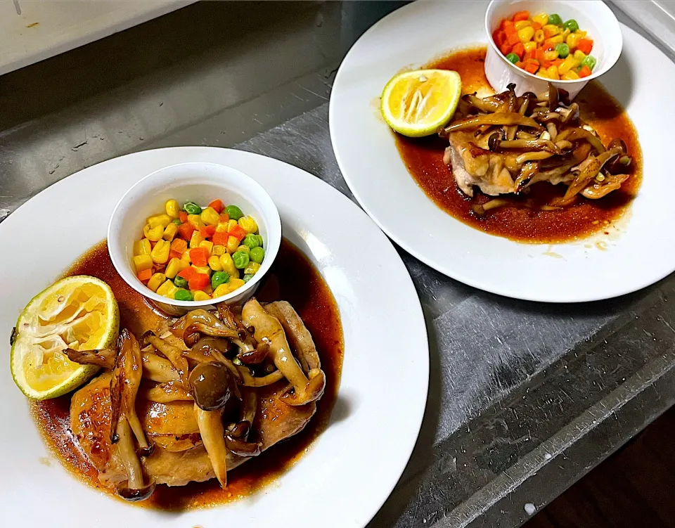 カボスで鶏ステーキ🥩|白石寿さん