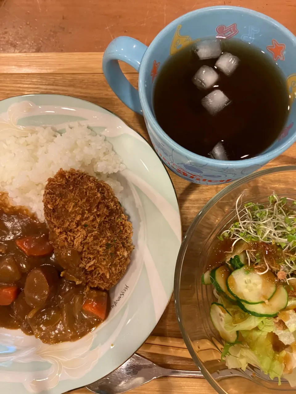 メンチカツカレー|なつこいっきママさん