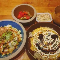 Snapdishの料理写真:晩飯| スケチンさん