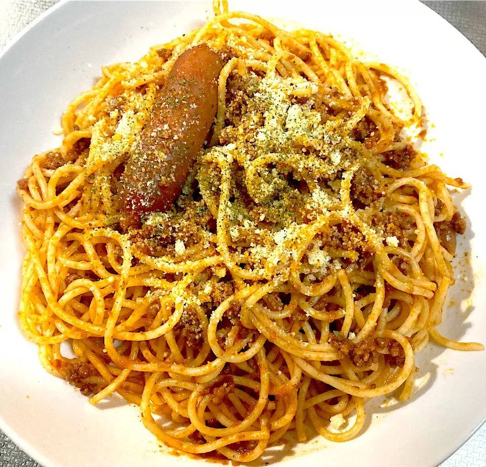 ミートソーススパゲッティ🍝|satoruさん