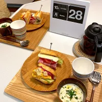 Snapdishの料理写真:バケットサンド|papinさん