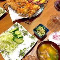 Snapdishの料理写真:さつまいもの天ぷらと唐揚げ|あつこさん