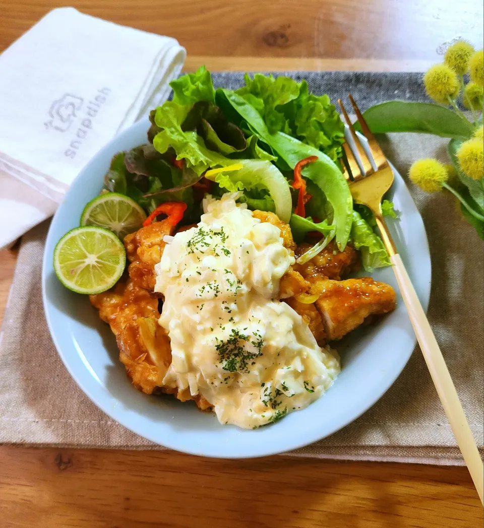 Snapdishの料理写真:旦那リクエスト、チキン南蛮|ナオミさん