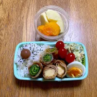 Snapdishの料理写真:10/28 キャベツの豚肉巻き弁当|ゆさん