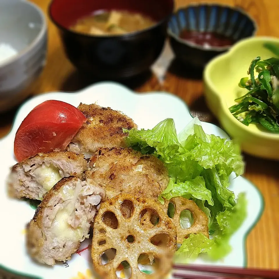 揚げないキャベツ入りメンチカツ|とまと🍅さん