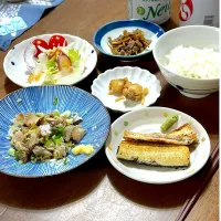 Snapdishの料理写真:お一人様晩ごはん