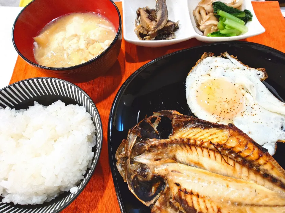 鯵の干物定食|伊藤央さん