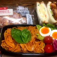 Snapdishの料理写真:今日の息子弁当|かなさん