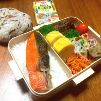 Snapdishの料理写真:10月29日お弁当＆朝練おにぎり|Meimamaさん