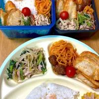 Snapdishの料理写真:男子弁当|じゅんじゅんさん