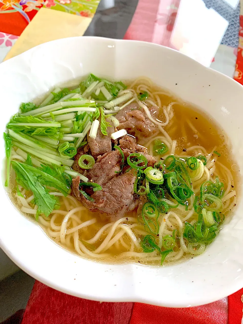 Snapdishの料理写真:テールスープでラーメン🍜|プクママさん