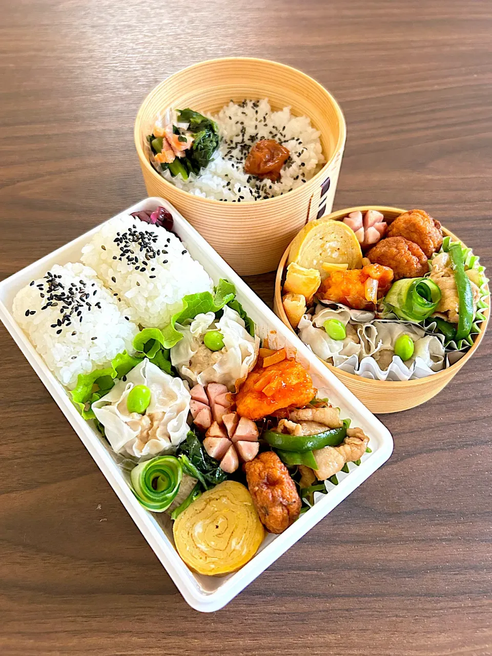 ビック焼売の中華風弁当🎵|やっちさん