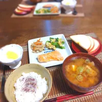 Snapdishの料理写真:朝ごはん☁！|まめころさん