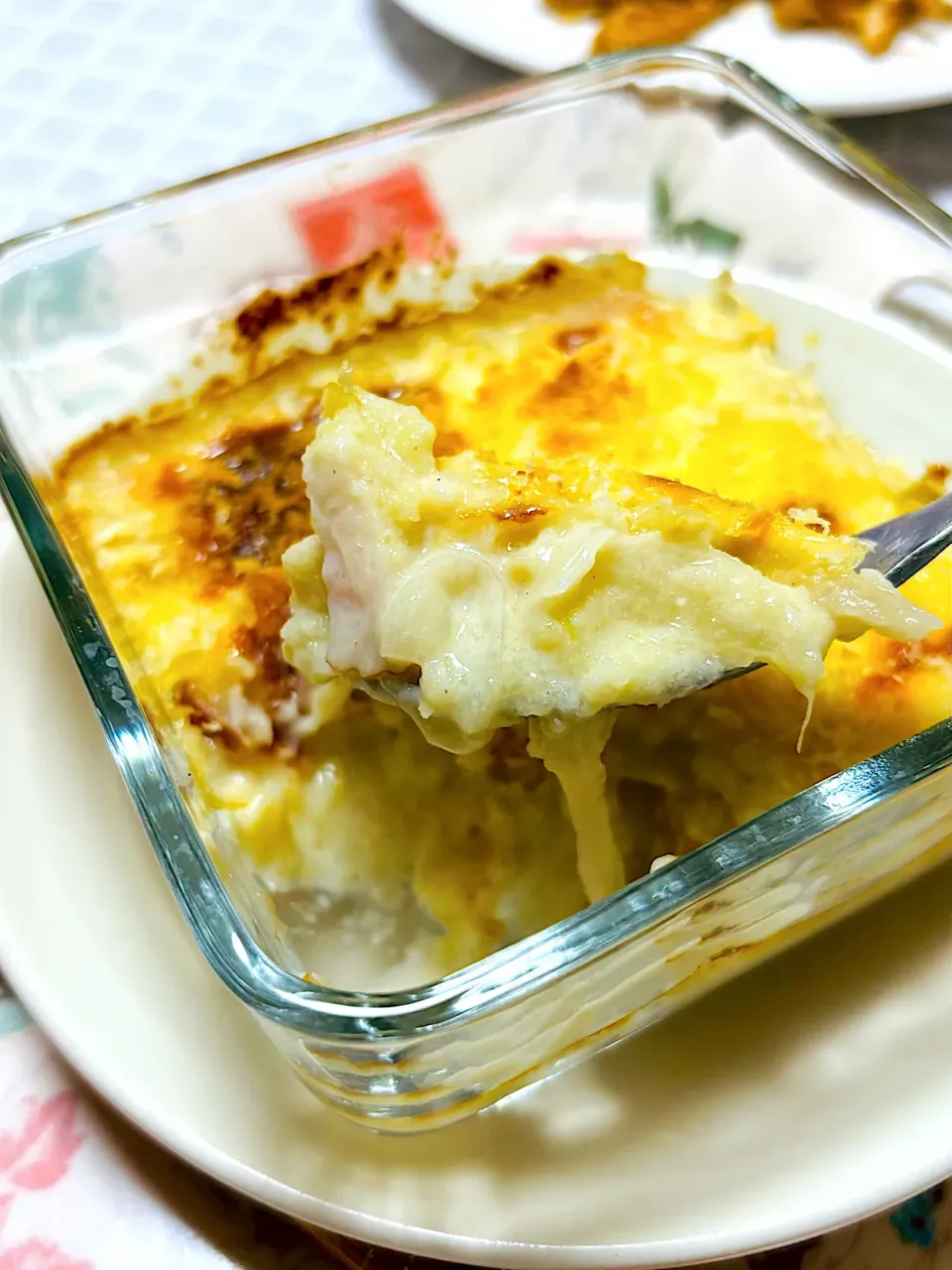 里芋グラタン。とろとろで美味しい😋|ちはるさん