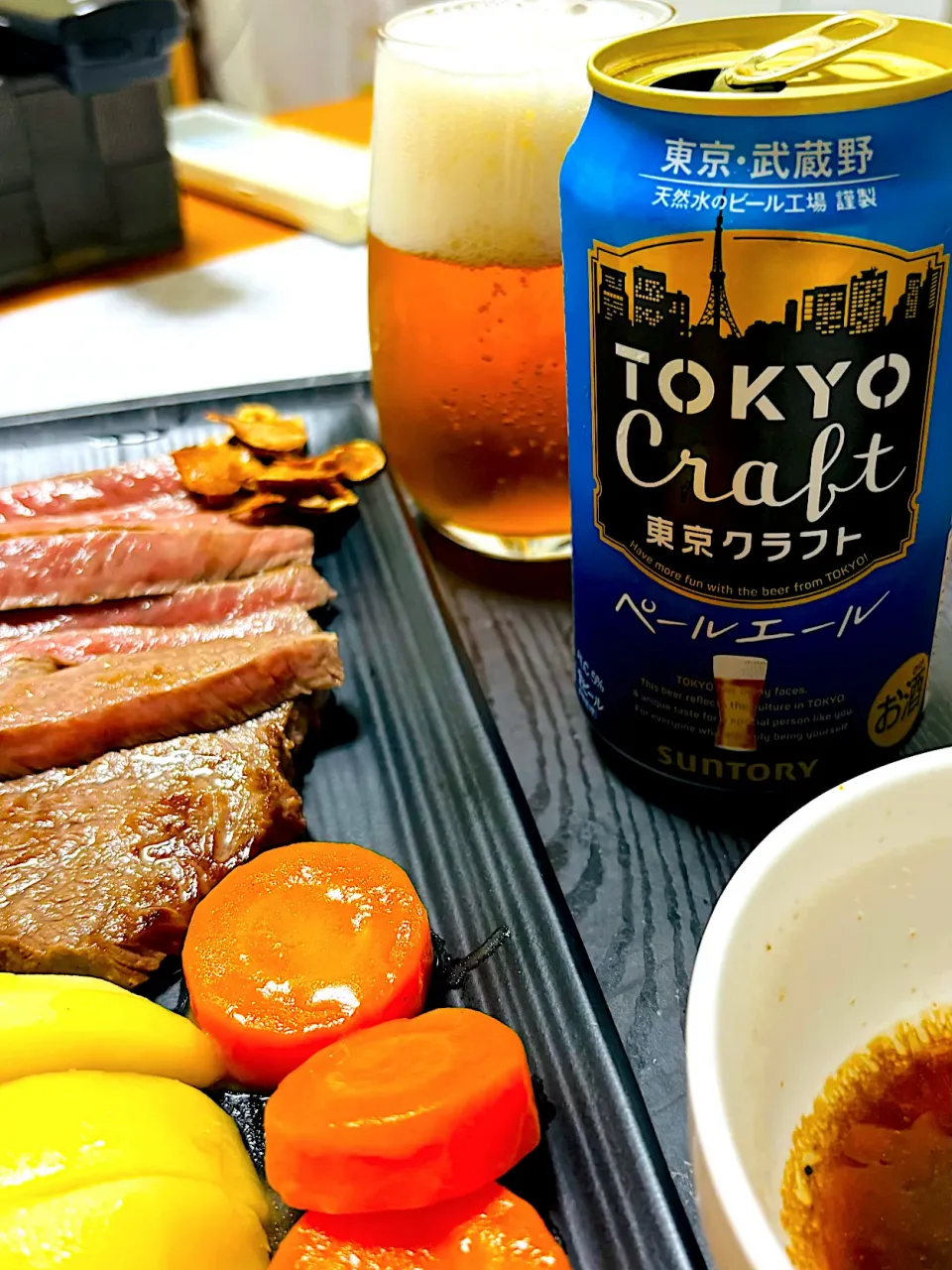 仙台牛といただくクラフトビール🍺🥩|ちはるさん