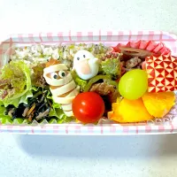 Snapdishの料理写真:ハロウィン弁当|みもざさん