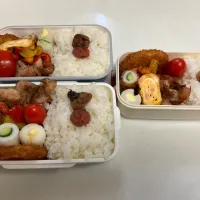 Snapdishの料理写真:娘と妻と僕のお弁当| もとくんさん