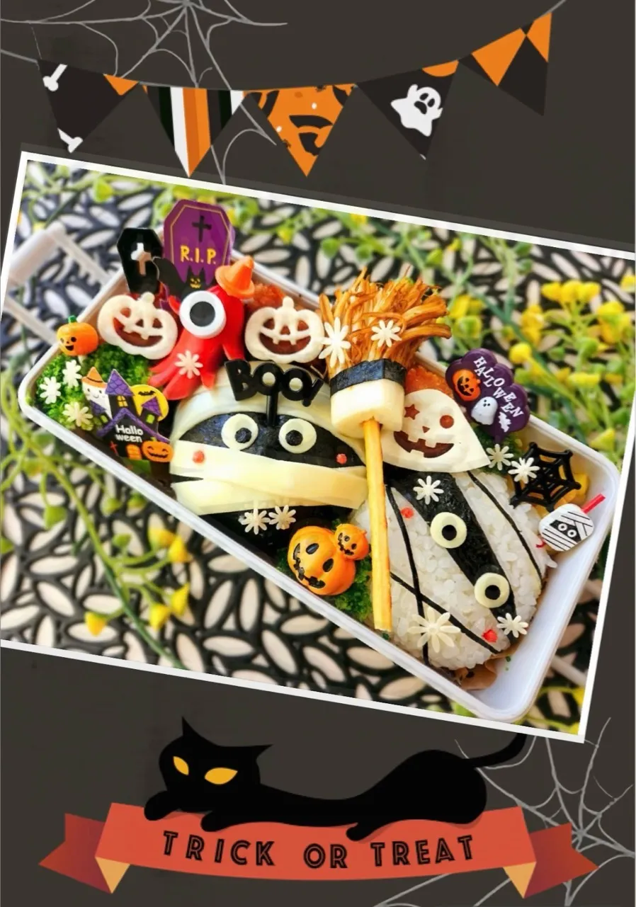 Snapdishの料理写真:お孫ﾁｬﾏ1号‪‪❤︎‬お弁当💕
Halloween🕸🎃👻🎃🕸|mamacoさん