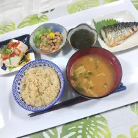 Snapdishの料理写真:パパの朝ご飯です✨