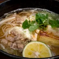 Snapdishの料理写真:松茸の鴨脂温めん|半田手延べそうめんの店 阿波や壱兆さん