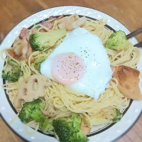 Snapdishの料理写真:野菜炒めパスタ🍝|まなみさん