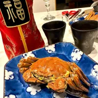 Snapdishの料理写真:上海蟹メス🦀➰🥂|ナムナムさん