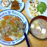 Snapdishの料理写真:肉野菜餡掛け丼|Makokoさん