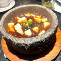 Snapdishの料理写真:Stewed tofu with hang pepper in stone pot|skyblueさん