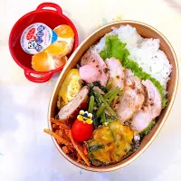 Snapdishの料理写真:ローストポーク弁当|ステラさん