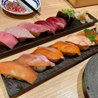 Snapdishの料理写真:まぐろ玉、サーモン玉|Kojiさん