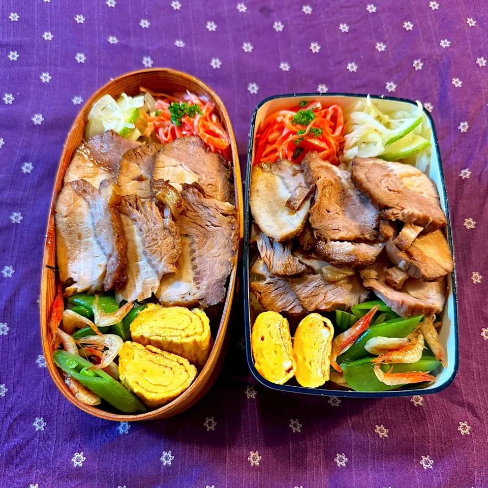 Snapdishの料理写真:チャーシュー弁当|たつや先生さん