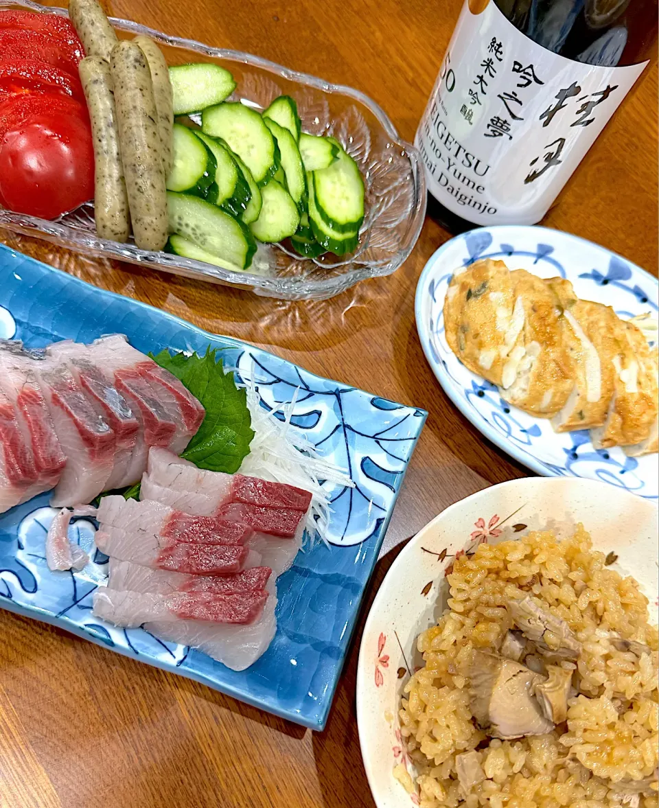 Snapdishの料理写真:旅行土産で 晩ご飯|sakuramochiさん