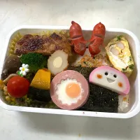 Snapdishの料理写真:2024年10月30日　オレ弁当🍙| クッキングおやぢさん