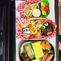 Snapdishの料理写真:３人弁当|みみみさん