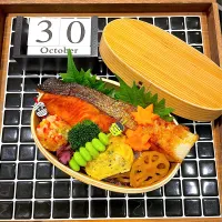 Snapdishの料理写真:お弁当No.80 (10/30)  男子中学生弁当