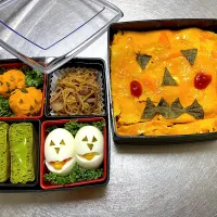 Snapdishの料理写真:ハロウィン🎃、お弁当🍱| Ponoさん