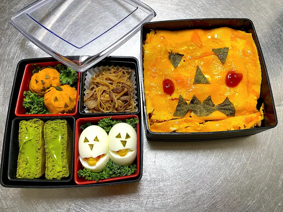 Snapdishの料理写真:ハロウィン🎃、お弁当🍱|Ponoさん