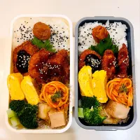 Snapdishの料理写真:10/30 チキンカツ弁当|なおちゃんさん