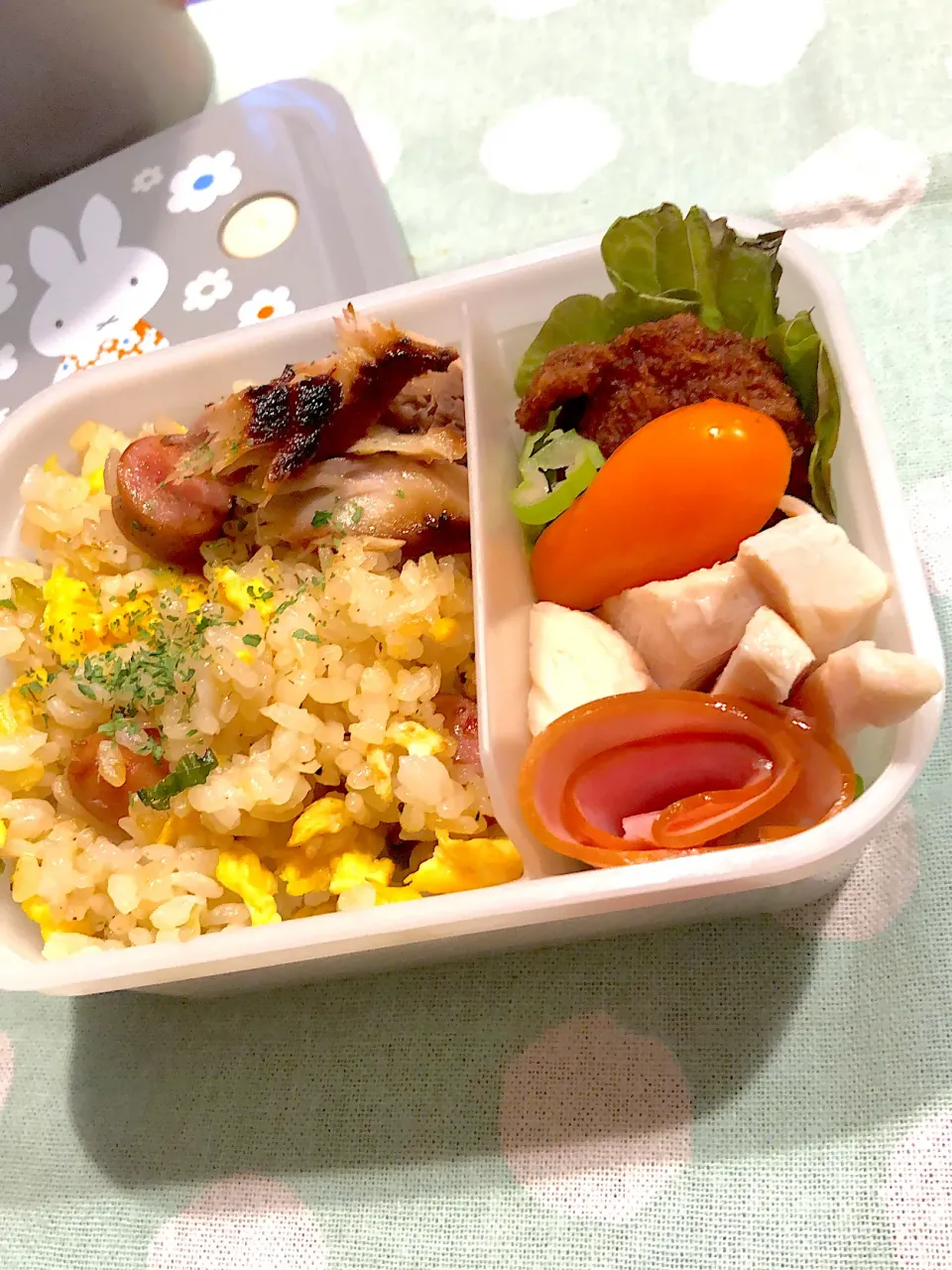 2024.10.30  ＊今日のお弁当＊ねぎたっぷり炒飯♪♪|rinrin*mama*さん