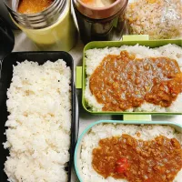 Snapdishの料理写真:今日のお仕事&学校弁当♪2024.10.30|ぐぅさん