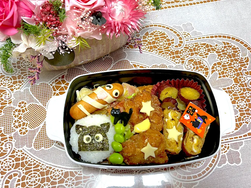 Snapdishの料理写真:2024.10.30のハロウィン弁当🎃|makoさん