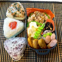 Snapdishの料理写真:今日の高校男子弁当|ミカリンさん