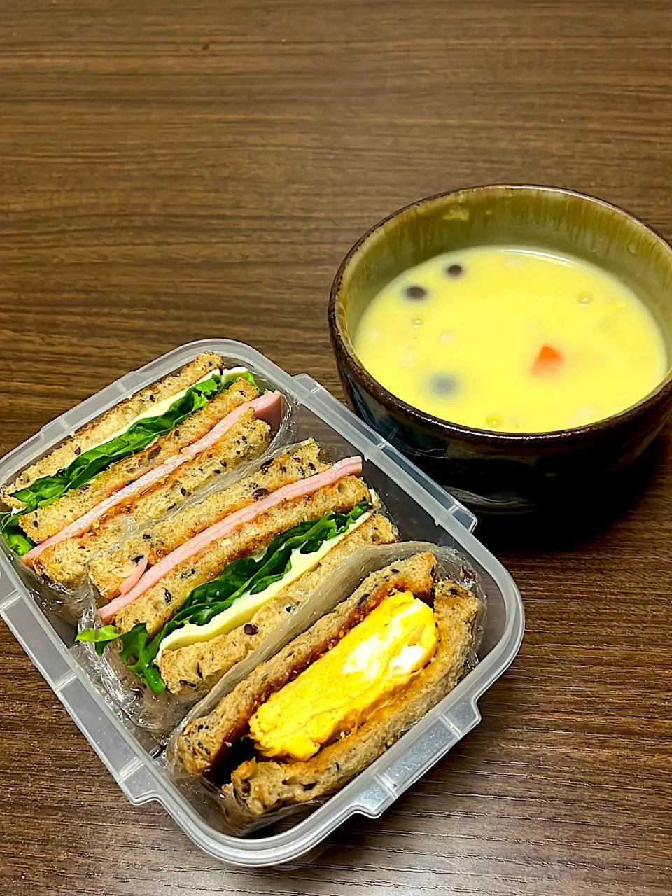 サンドイッチ弁当|まあるななさん