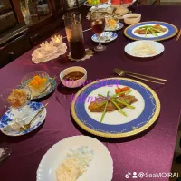 Snapdishの料理写真:30.oct.2024
#dinner
右手オペを明日に控えた
オペ前，最後の晩餐🍽️
明日は朝からオペです☀️
次に左手も控えています
リハビリも頑張り
元通りにお料理作れる様に
ならなきゃですね！
ガンバレ自分💪|SEA👸MOIRAI 👸さん