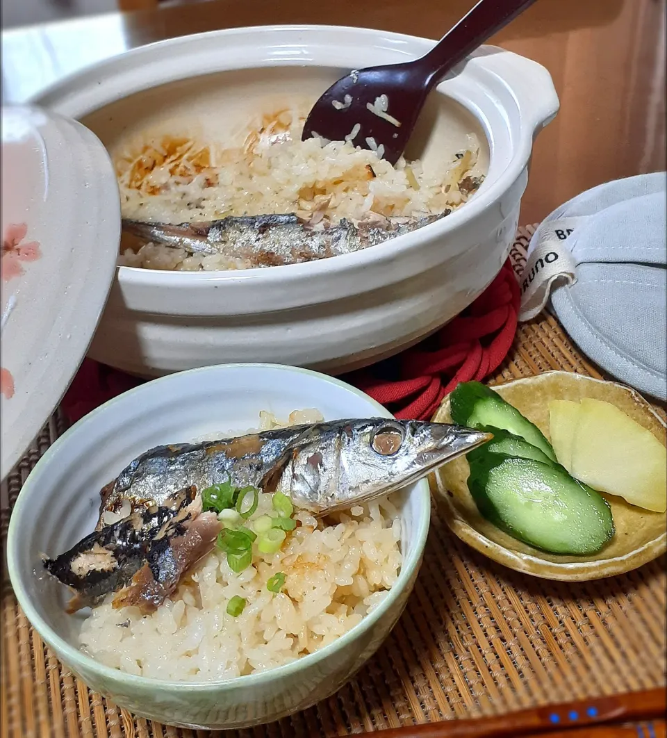 秋刀魚の炊き込みご飯🐟️|びせんさん